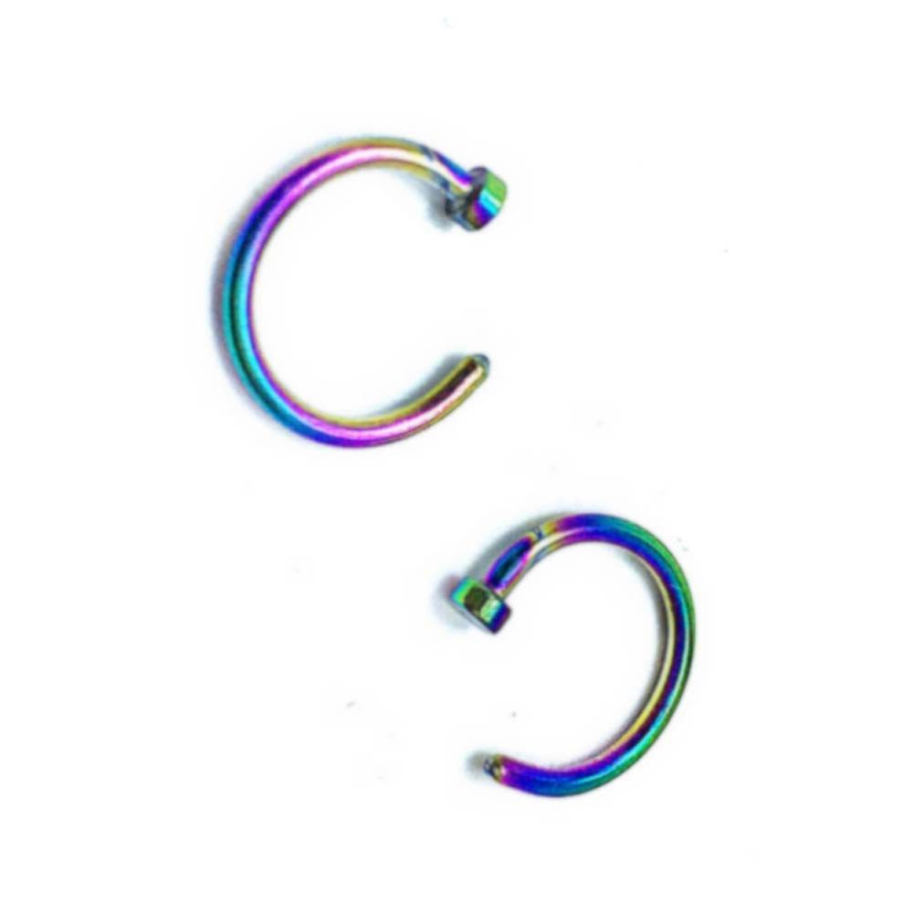 Body Jewelry Septum - Thin Septum C Shape Stud Earrings