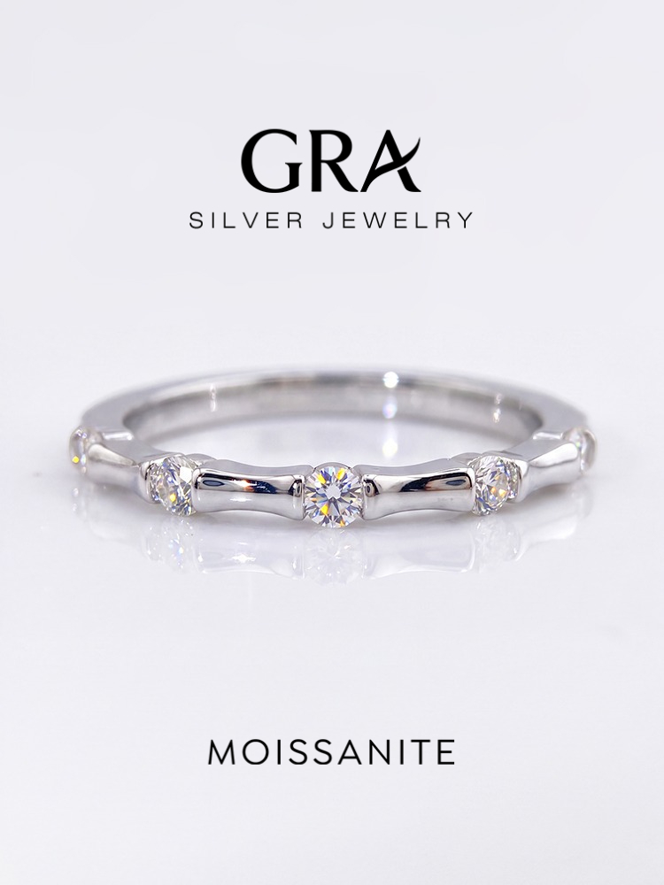 Body Jewelry High Quality - 925 Sterling Silver Real Moissanite Diamond