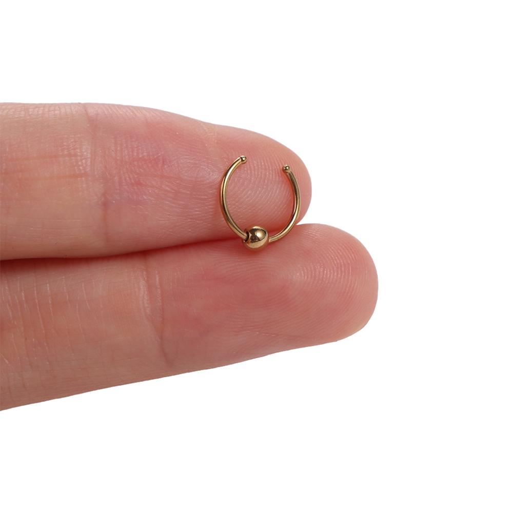 Trendy Metal Fake Nose Septum  - Body Jewelry Septum 评论和价格