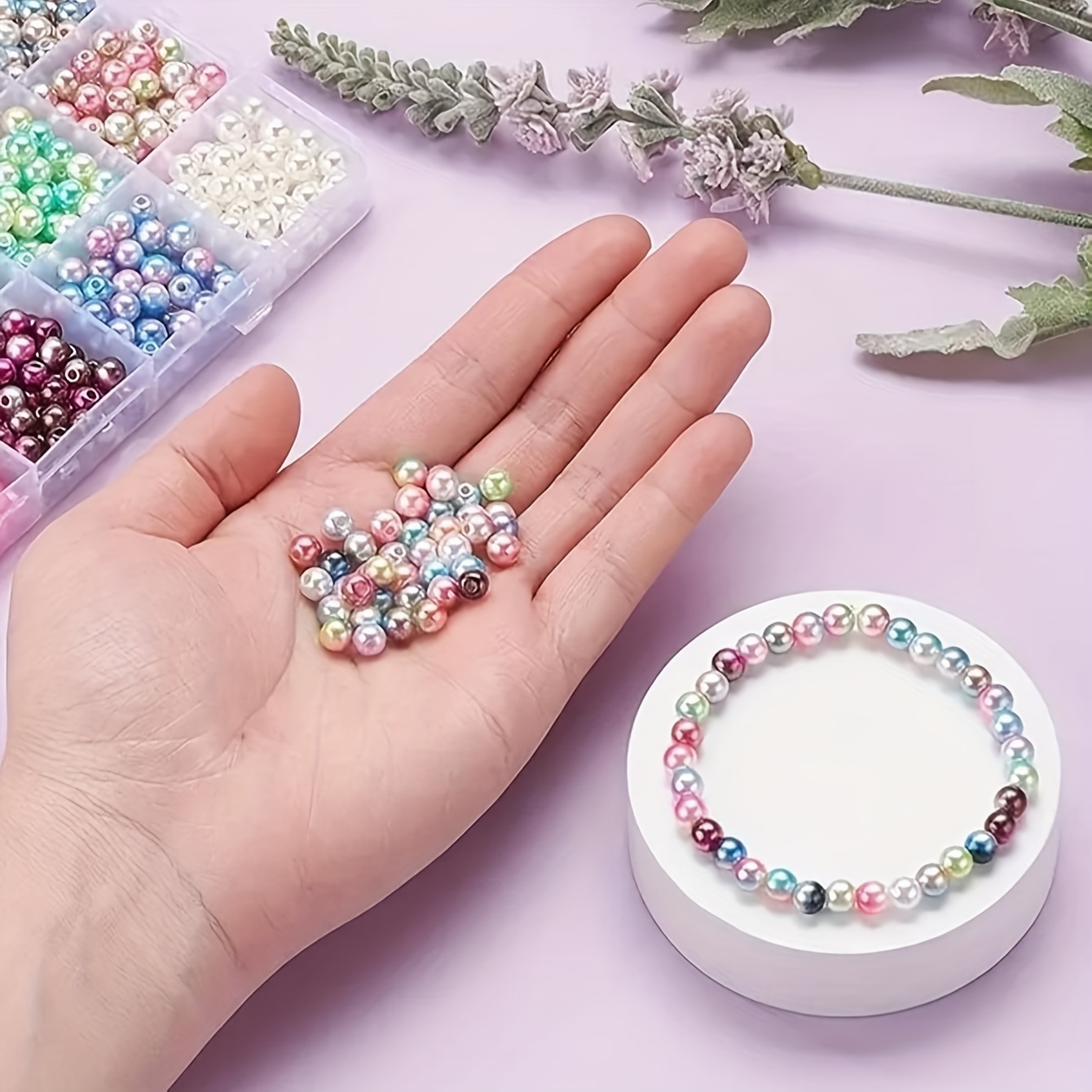 6mm Dual Color Spray Painted A - Body Jewelry Organizer 评论和价格