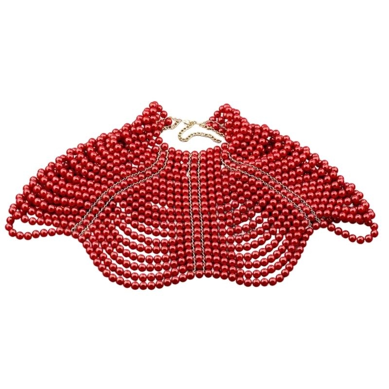 49MD Elegant Women Shawl Multi - Body Jewelry Necklace 评论和价格