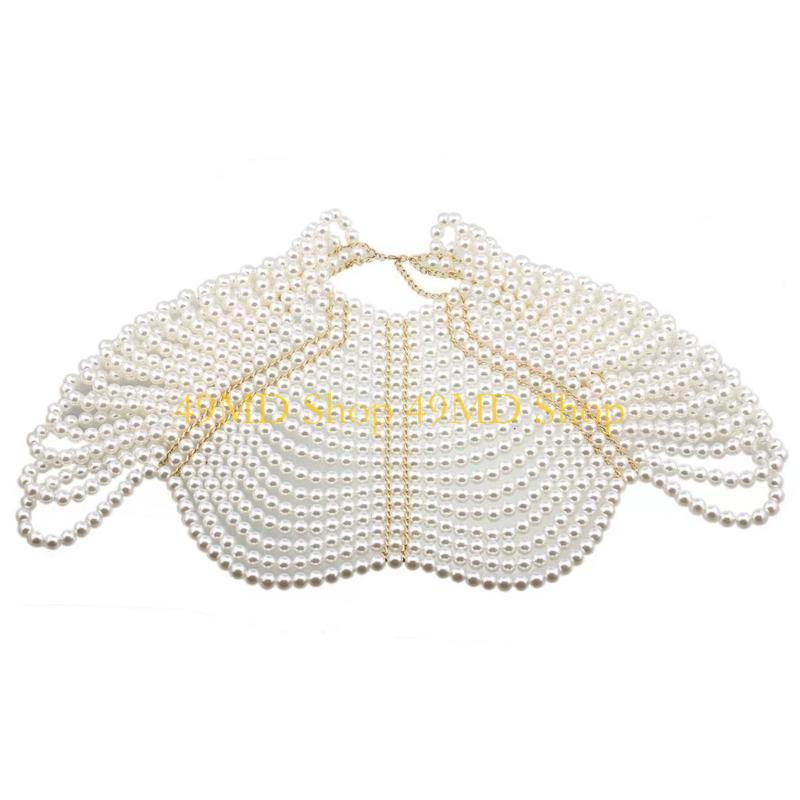 49MD Elegant Women Shawl Multi - Body Jewelry Necklace 评论和价格