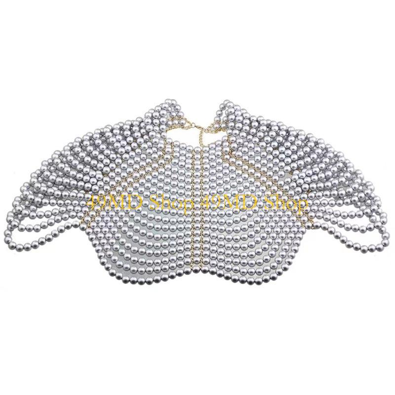 49MD Elegant Women Shawl Multi - Body Jewelry Necklace 评论和价格