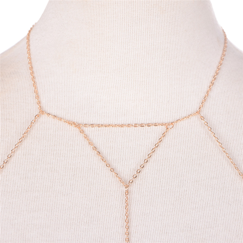 Gold Silver Fashion Link Chain - Body Jewelry Necklace 评论和价格