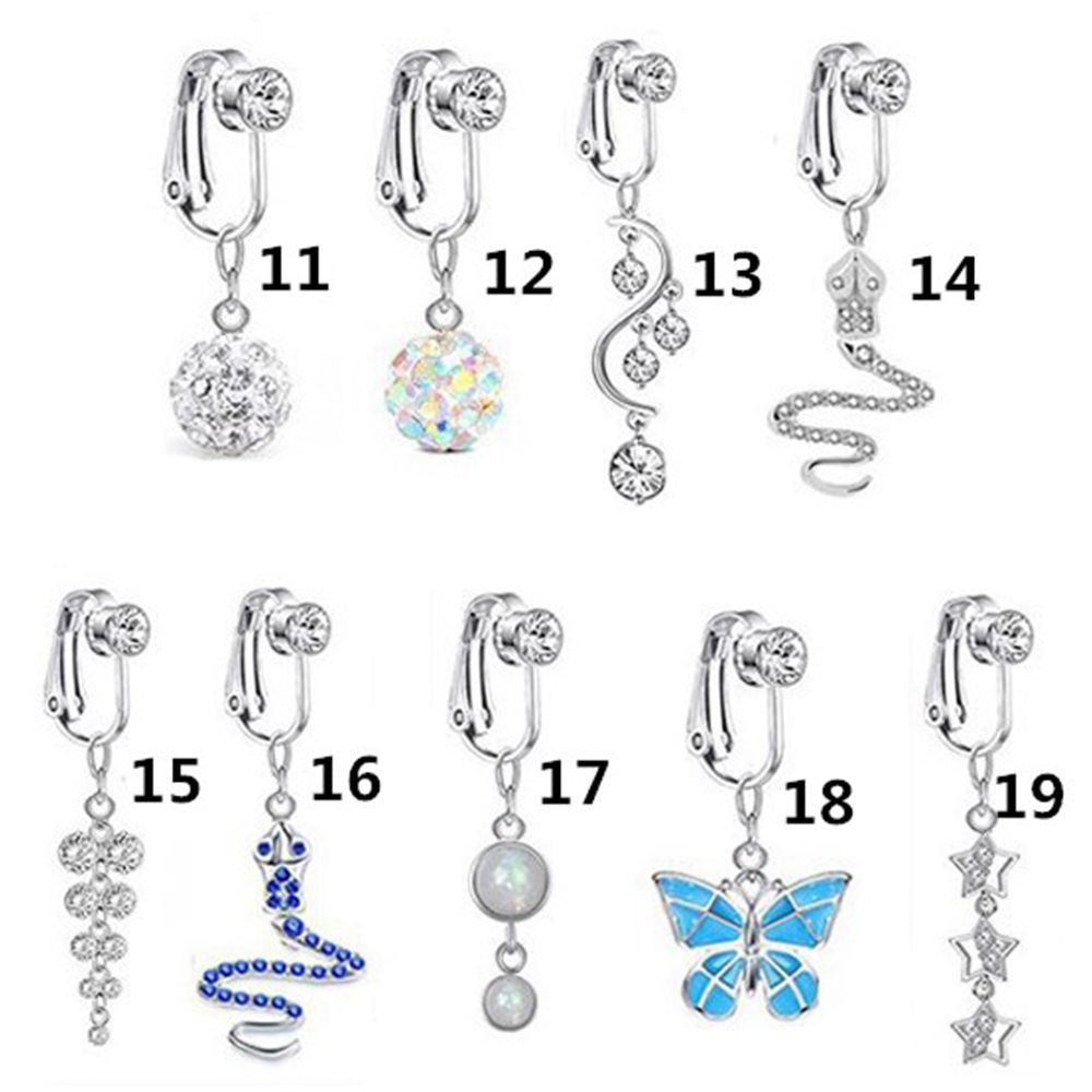 Accessories Clip On Earrings C - Body Jewelry Belly Button Rings 评论和价格