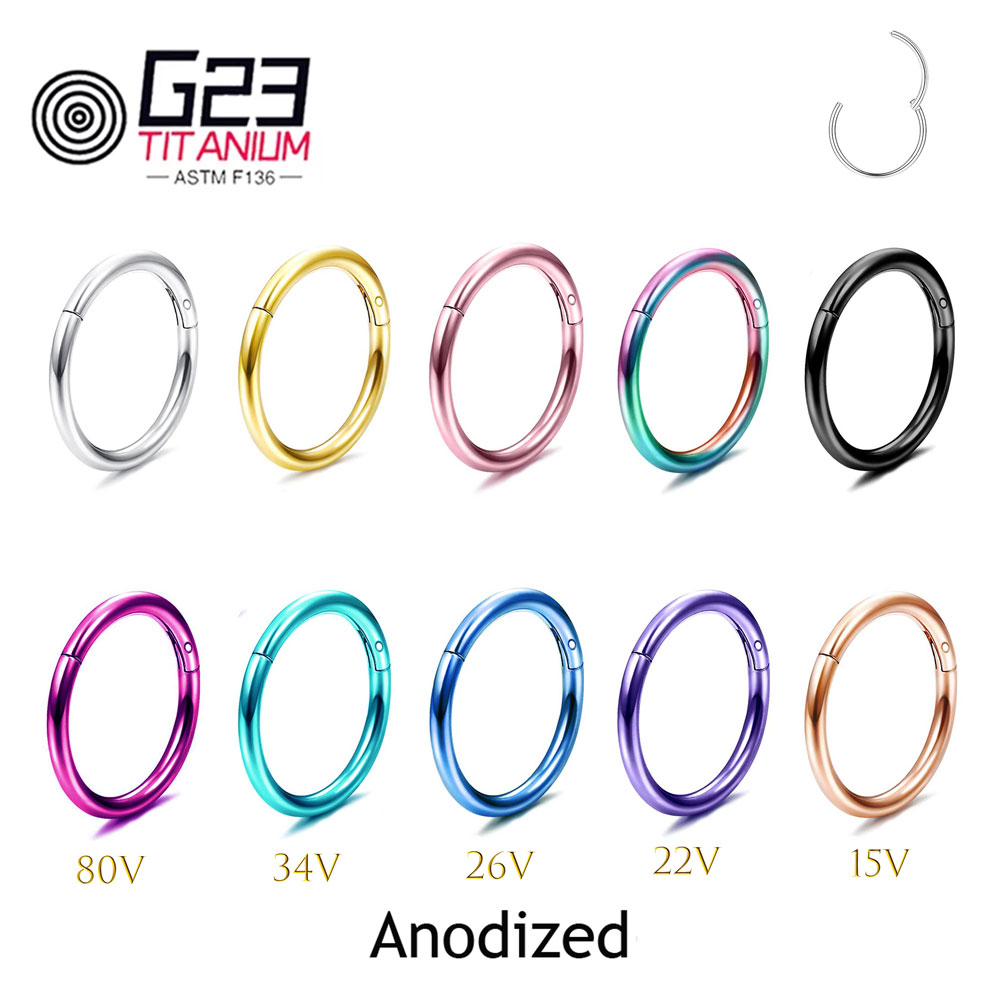 Wholesale G23 Titanium Nose Pi - Body Jewelry Implant Grade 评论和价格