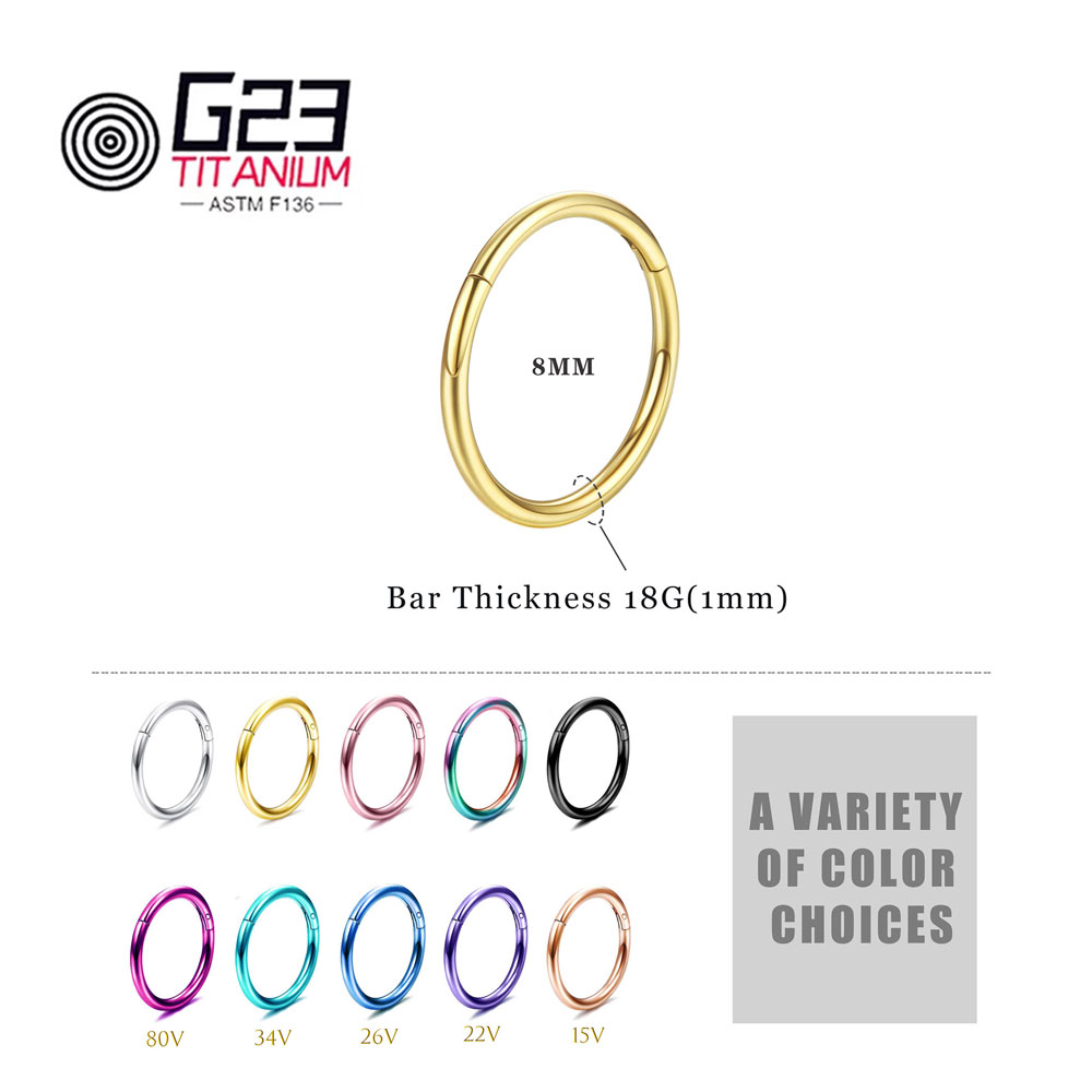 Wholesale G23 Titanium Nose Pi - Body Jewelry Implant Grade 评论和价格