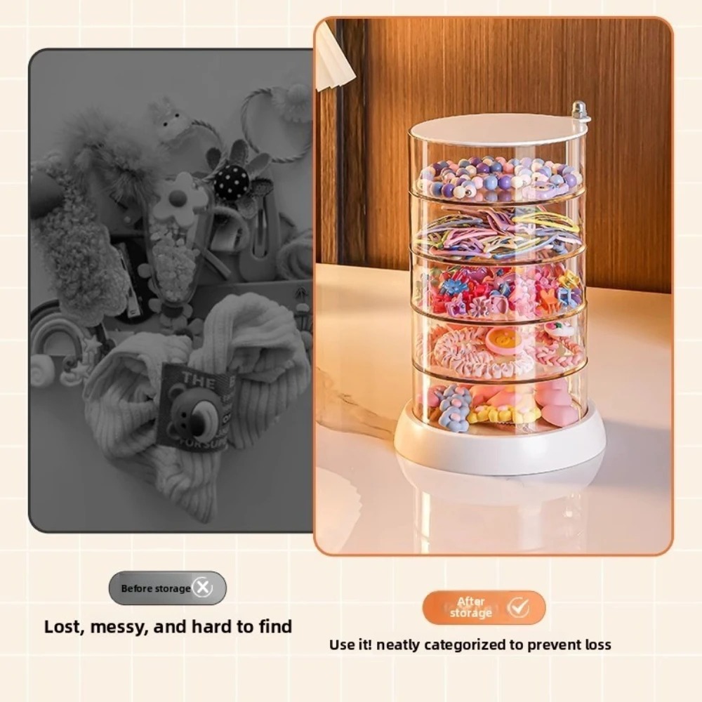 360 Rotating Clear Hair Access - Body Jewelry Organizer 评论和价格