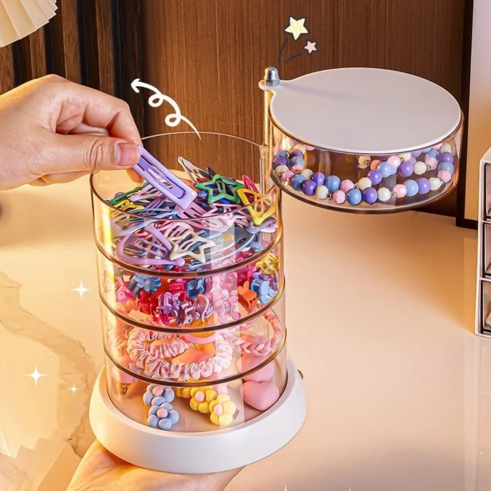 360 Rotating Clear Hair Access - Body Jewelry Organizer 评论和价格