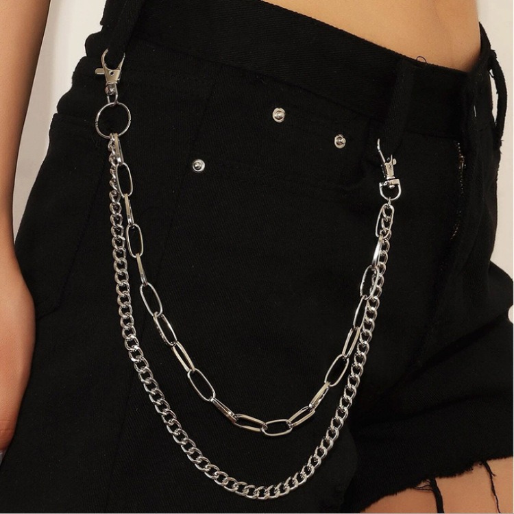 Double Chain Metal Circle Pant - Body Jewelry High Quality 评论和价格