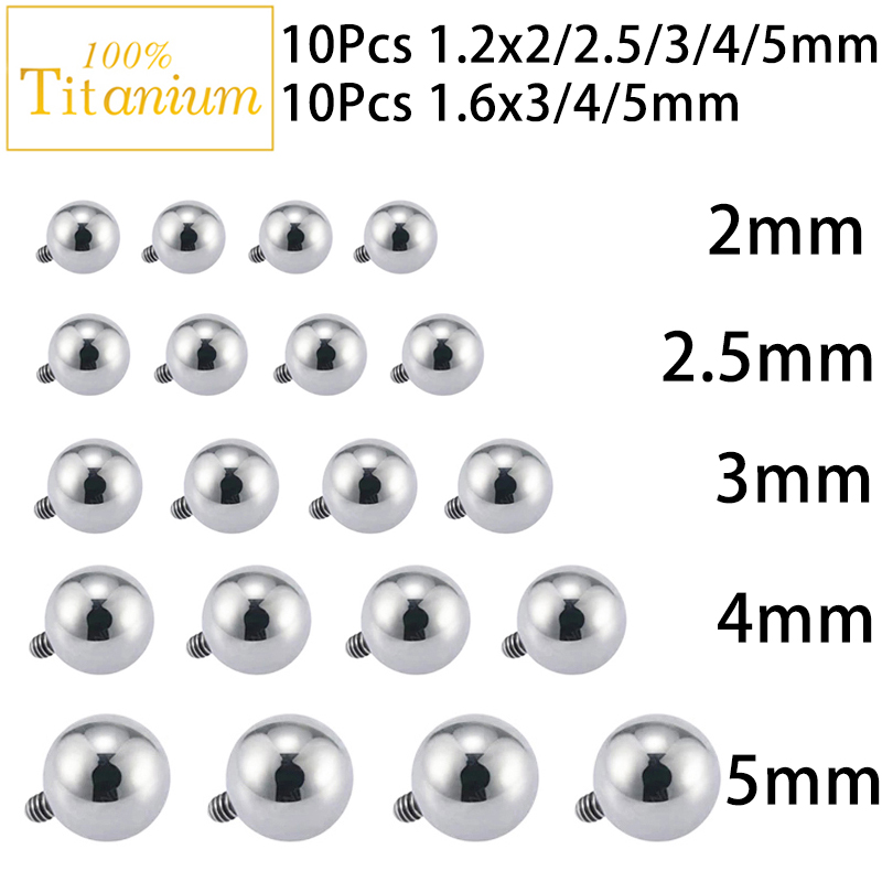 10Pc Implant Grade ASTM G23 Ti - Body Jewelry Implant Grade 评论和价格