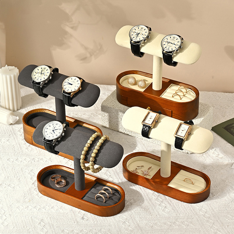 Oirlv Solid Wood Watch Organiz - Body Jewelry Organizer 评论和价格