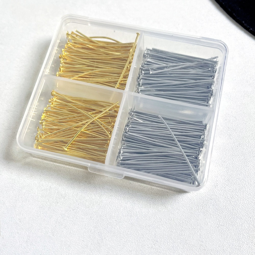 400pcs Mixed Iron Head Pins 30 - Body Jewelry Organizer 评论和价格