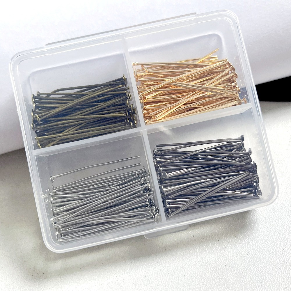 400pcs Mixed Iron Head Pins 30 - Body Jewelry Organizer 评论和价格