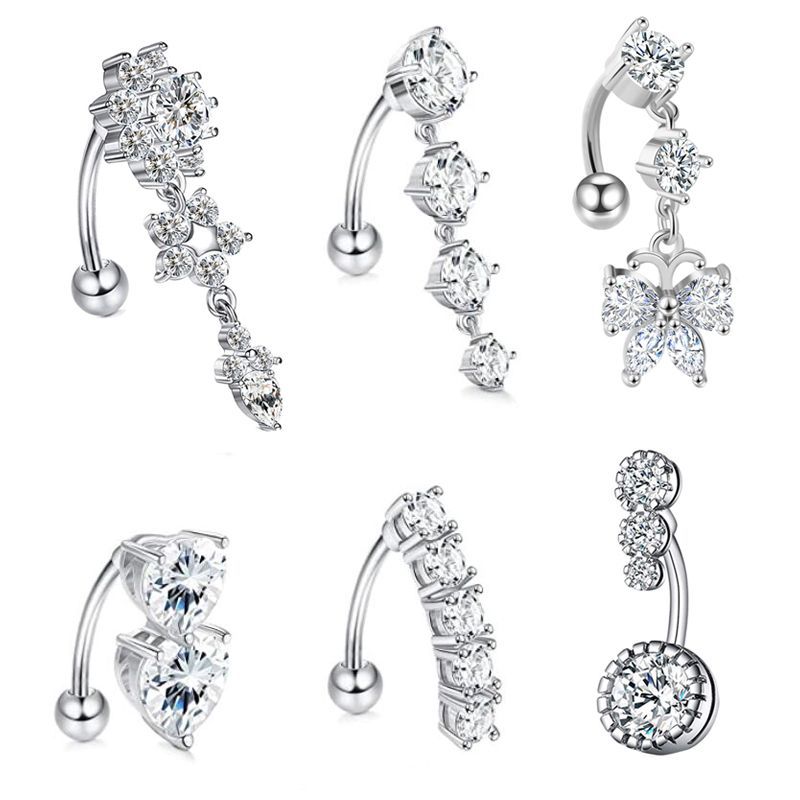 Belly Button Ring Dangle Belly - Body Jewelry Belly Button Rings 评论和价格