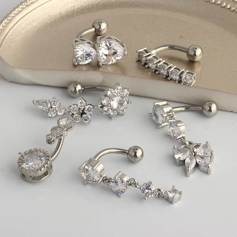 Belly Button Ring Dangle Belly - Body Jewelry Belly Button Rings 评论和价格