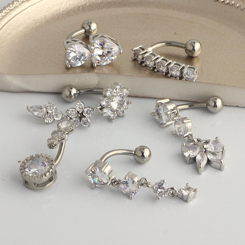 Belly Button Ring Dangle Belly - Body Jewelry Belly Button Rings 评论和价格