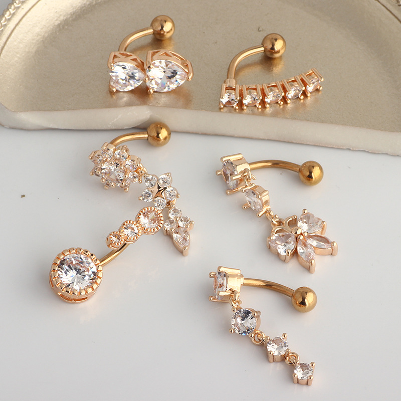 Belly Button Ring Dangle Belly - Body Jewelry Belly Button Rings 评论和价格