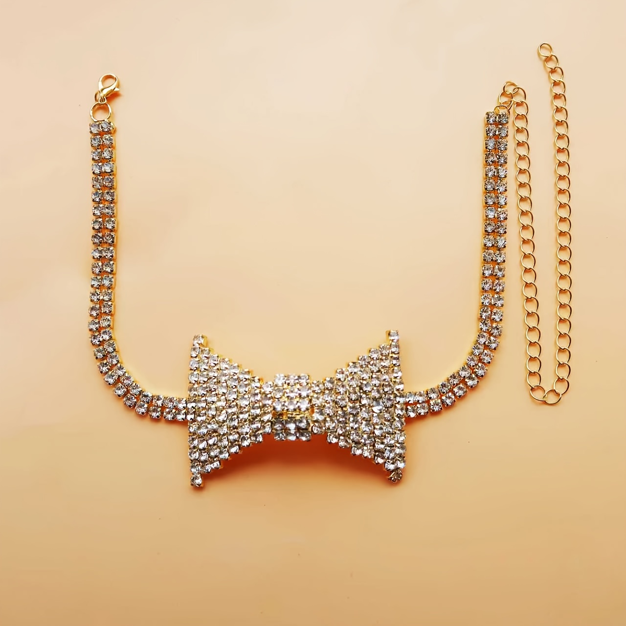 Exquisite Elegant Rhinestone B - Body Jewelry Necklace 评论和价格