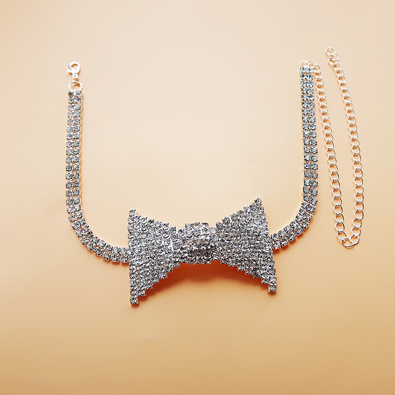Exquisite Elegant Rhinestone B - Body Jewelry Necklace 评论和价格