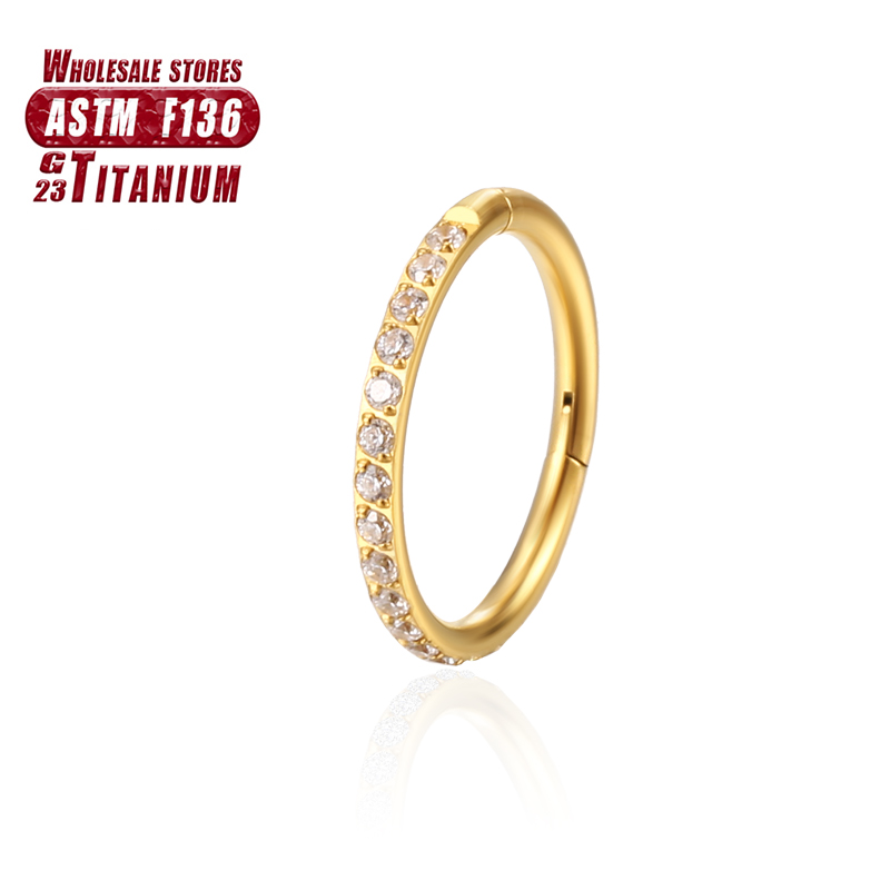 F136 Titanium Nose Ring Implan - Body Jewelry Implant Grade 评论和价格