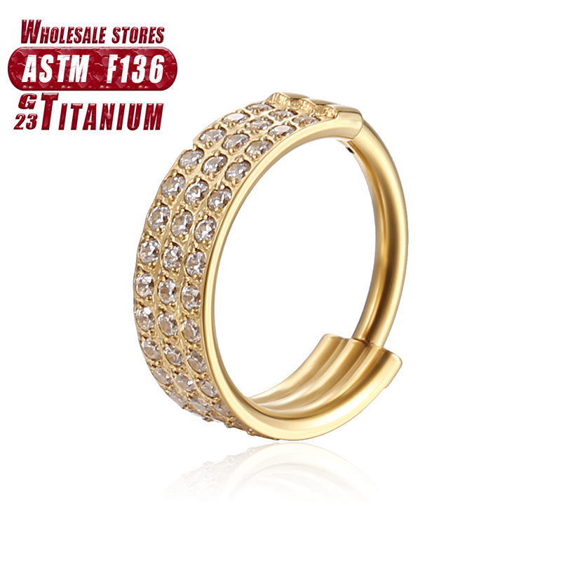 F136 Titanium Nose Ring Implan - Body Jewelry Implant Grade 评论和价格