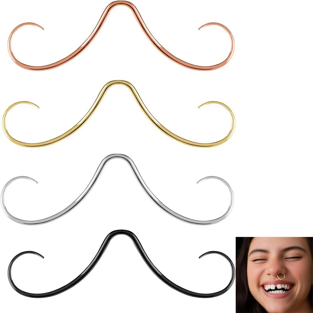 Piercing Jewelry Mustache Sept - Body Jewelry Septum 评论和价格