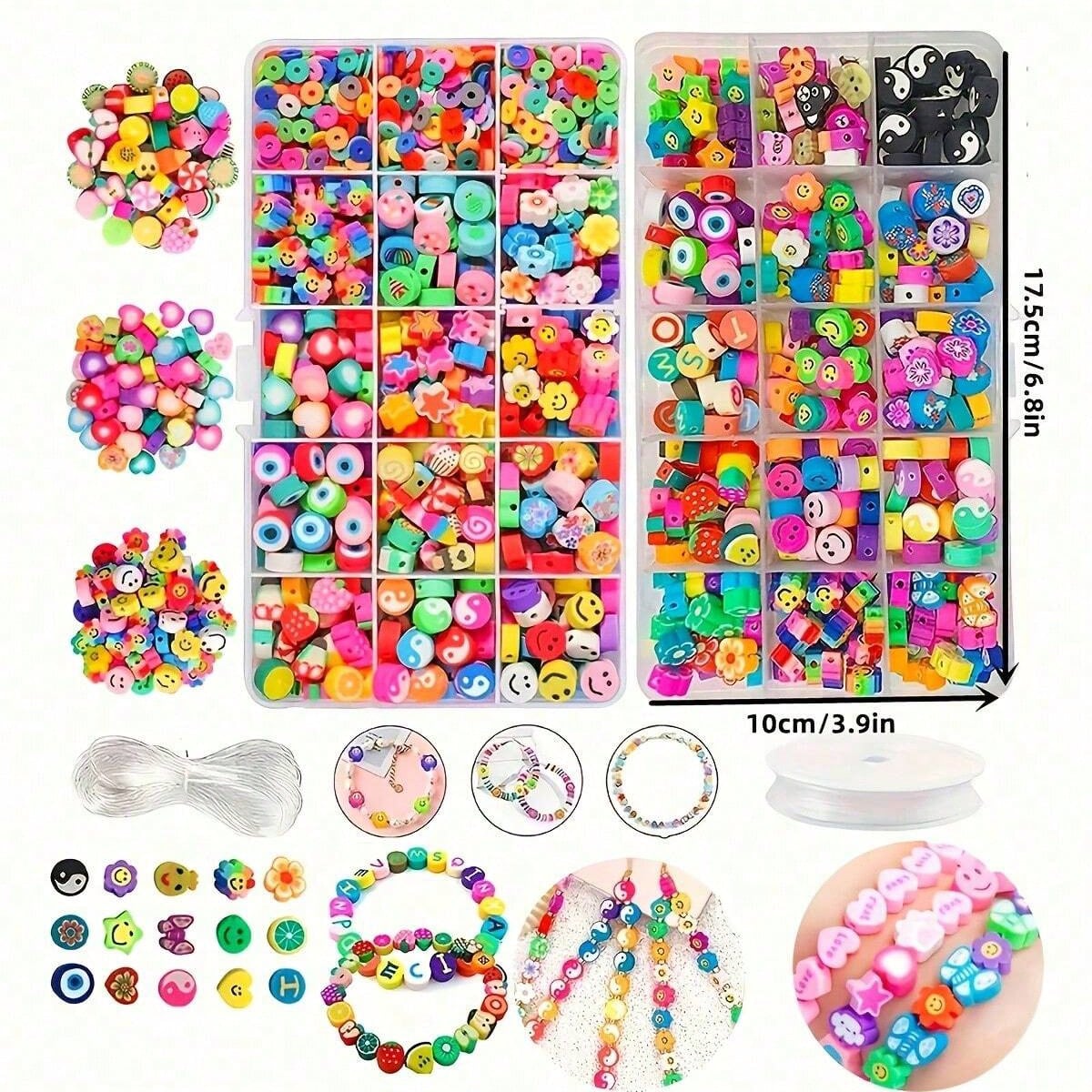 1450/1200/250pcs Polymer Clay  - Body Jewelry Organizer 评论和价格