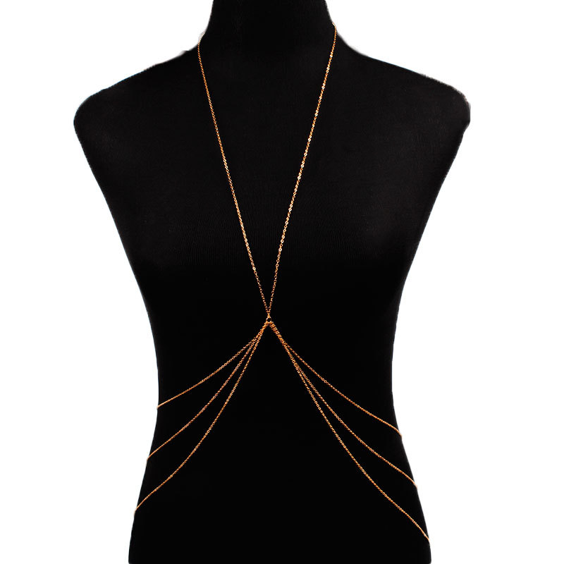 New Simple Style Chain Necklac - Body Jewelry Necklace 评论和价格