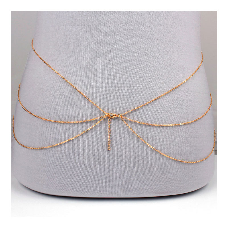 New Simple Style Chain Necklac - Body Jewelry Necklace 评论和价格