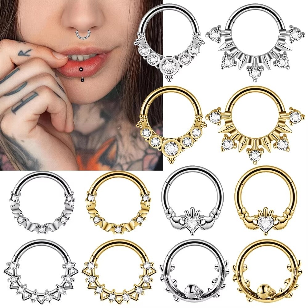 1PC Stainless Steel Septum Cli - Body Jewelry Septum 评论和价格