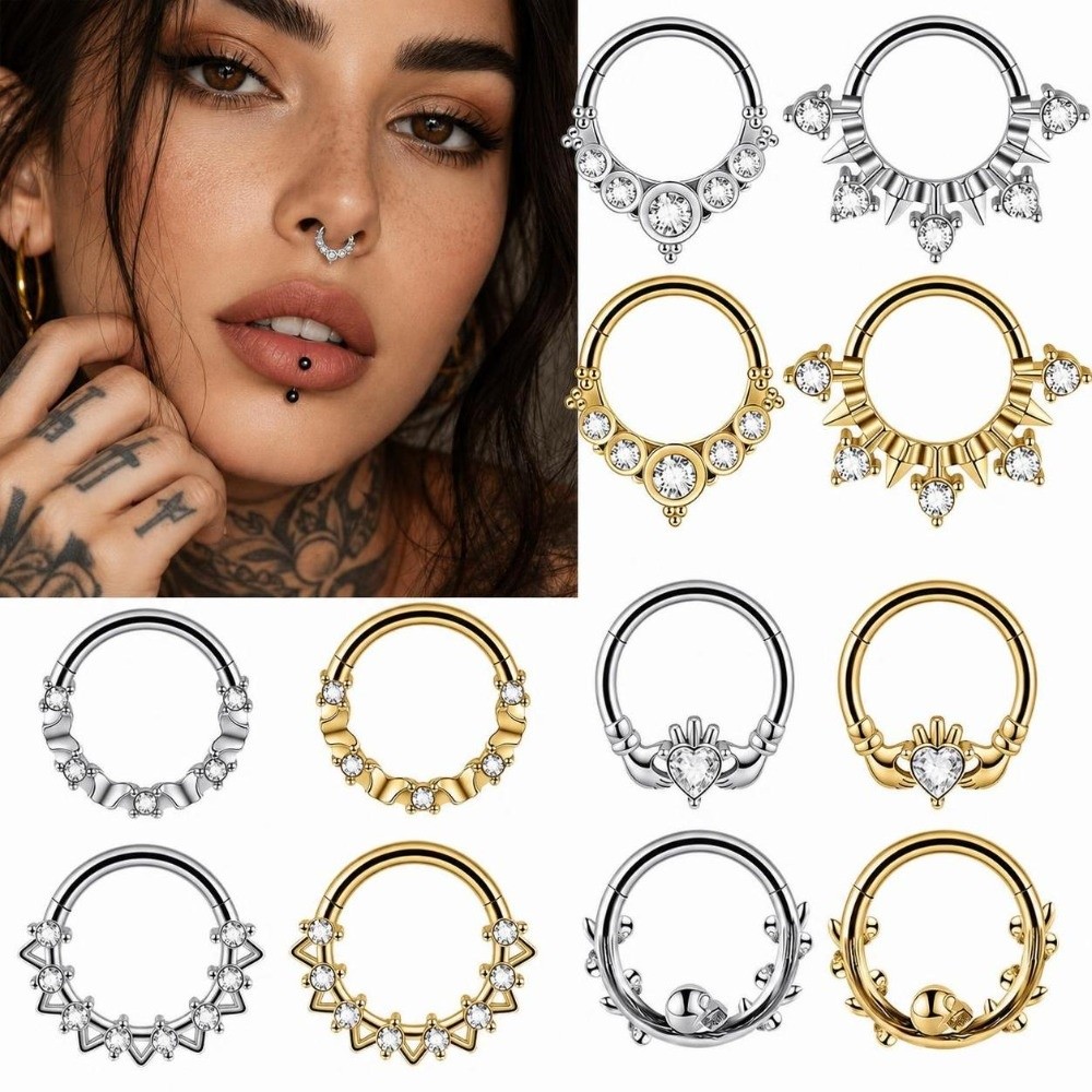 1PC Stainless Steel Septum Cli - Body Jewelry Septum 评论和价格
