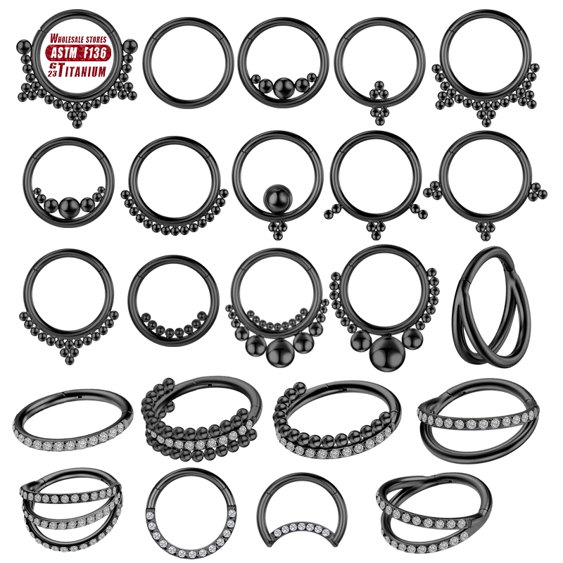 F136 Titanium Piercing Black N - Body Jewelry Implant Grade 评论和价格