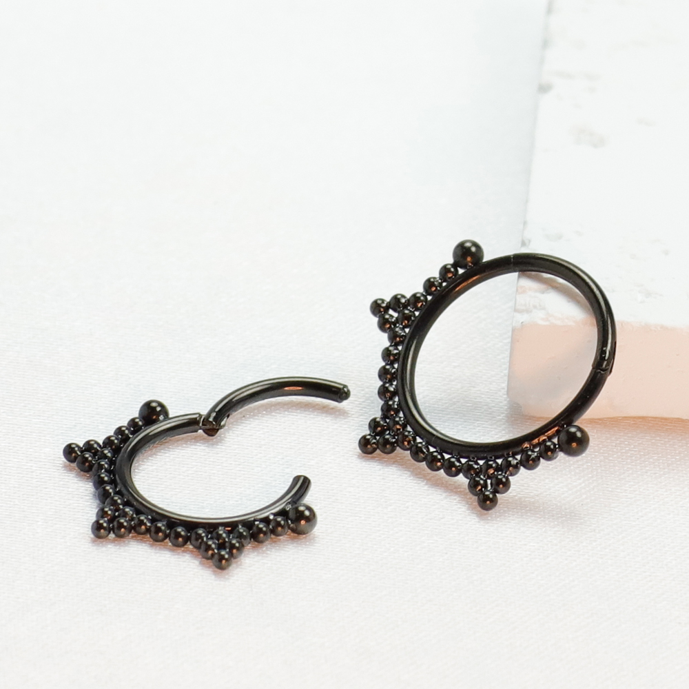 F136 Titanium Piercing Black N - Body Jewelry Implant Grade 评论和价格