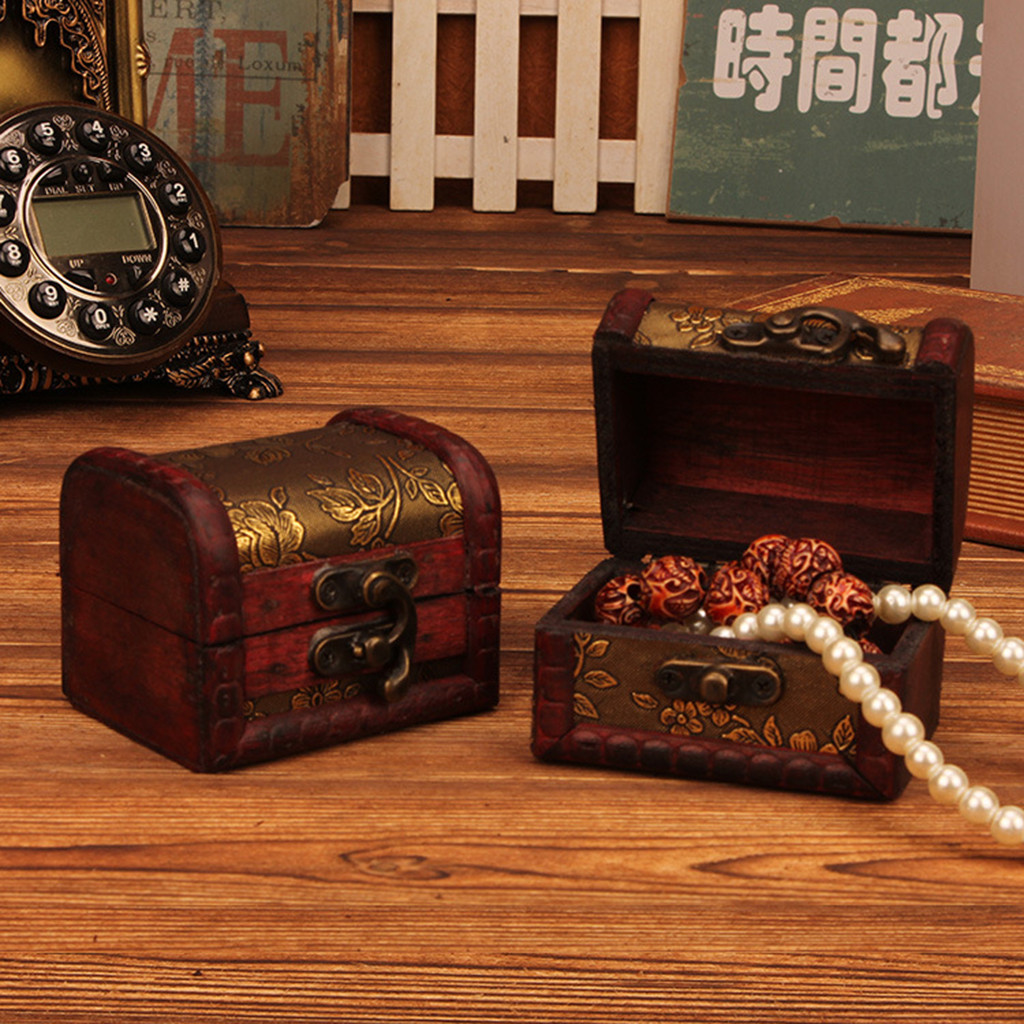 Chinese Style Vintage Wooden J - Body Jewelry Organizer 评论和价格