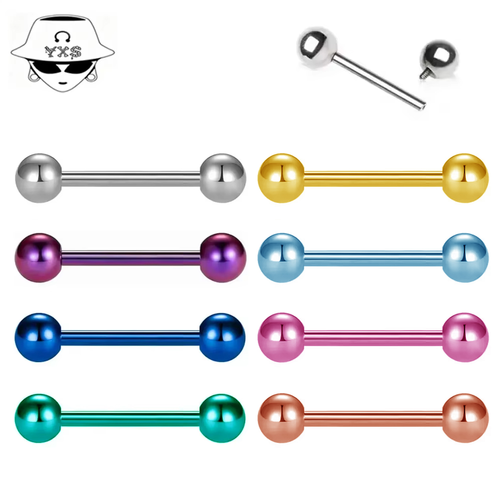 2pcs/lot ASTM F136 Titanium Im - Body Jewelry Implant Grade 评论和价格
