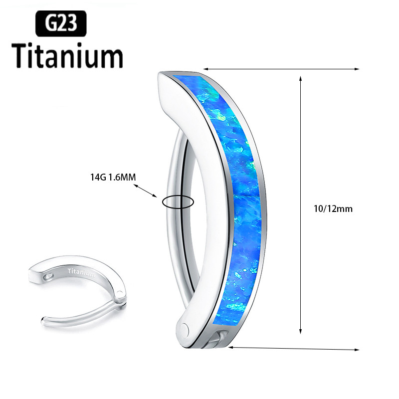 1PC 14G Implant Grade G23 Tita - Body Jewelry Implant Grade 评论和价格