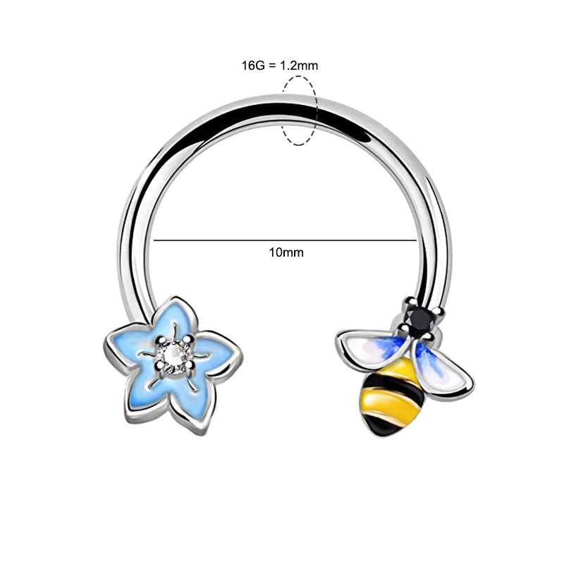 16G Septum Ring Daith Piercing - Body Jewelry Septum 评论和价格