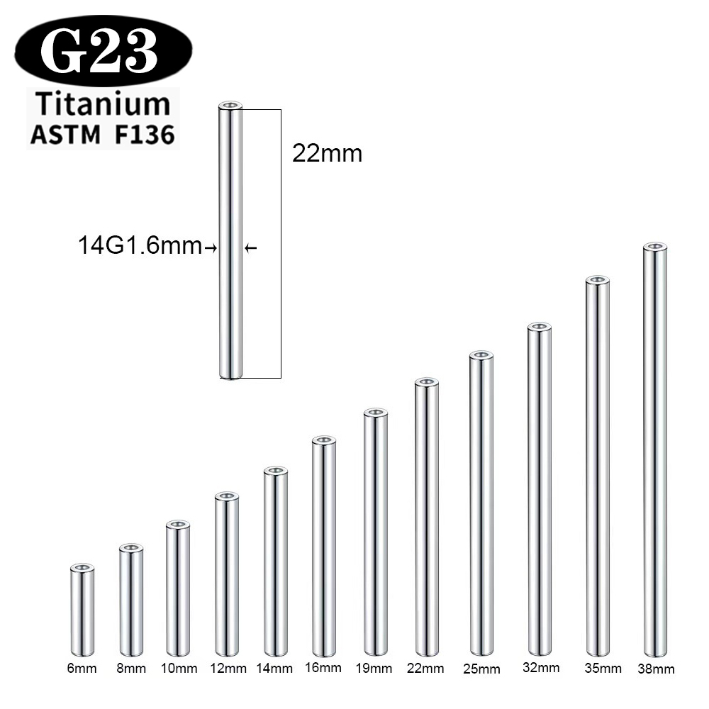 1/5/50PCS ASTM F136 Implant Gr - Body Jewelry Implant Grade 评论和价格