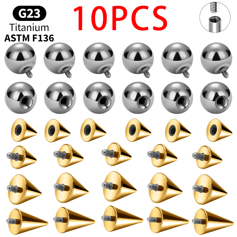Titanium Ball Cone Replacement - Body Jewelry Septum 评论和价格