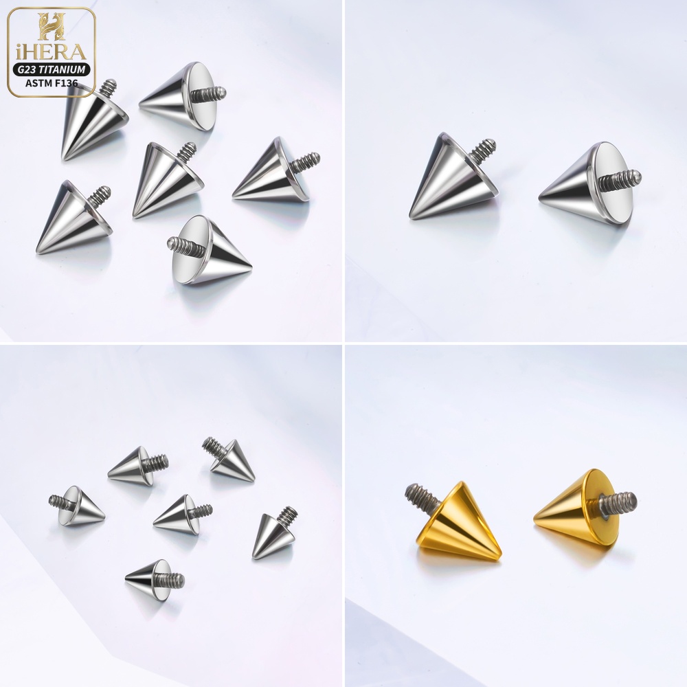 Titanium Ball Cone Replacement - Body Jewelry Septum 评论和价格