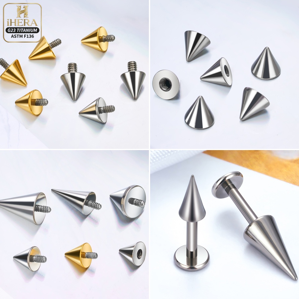 Titanium Ball Cone Replacement - Body Jewelry Septum 评论和价格