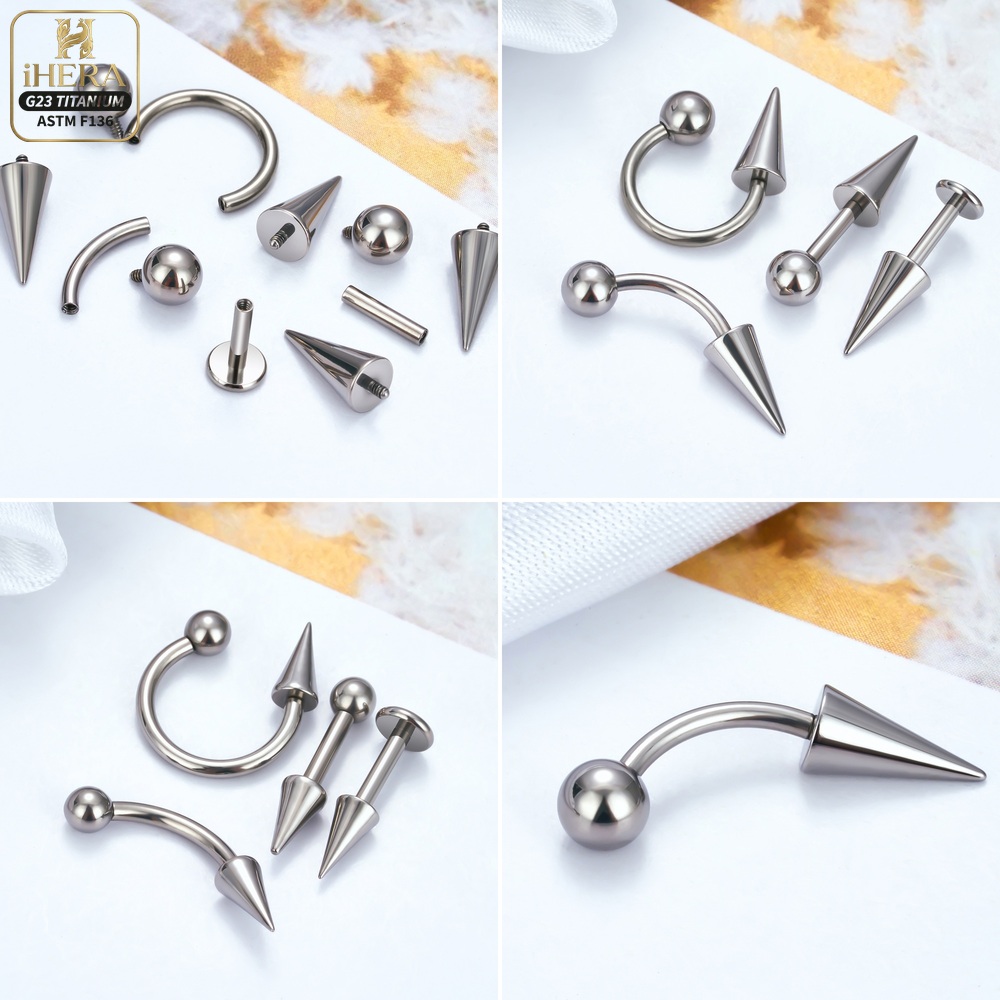 Titanium Ball Cone Replacement - Body Jewelry Septum 评论和价格