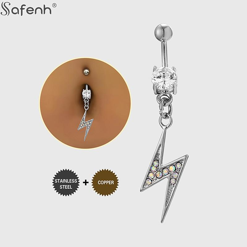 1pc High Quality Copper New Na - Body Jewelry Belly Button Rings 评论和价格