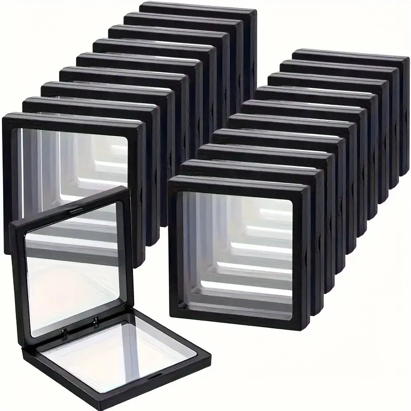20Pcs Clearview 3D Floating Di - Body Jewelry Organizer 评论和价格