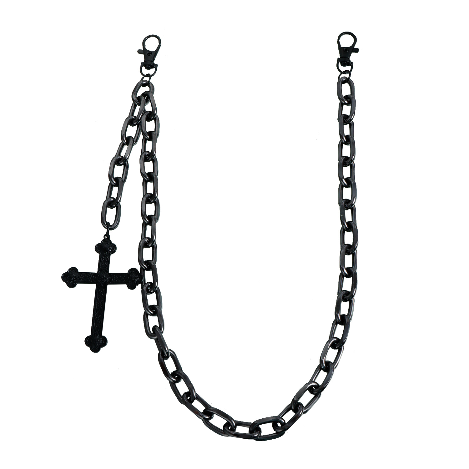 Hip Hop Gothic Metal Cross Pen - Body Jewelry High Quality 评论和价格