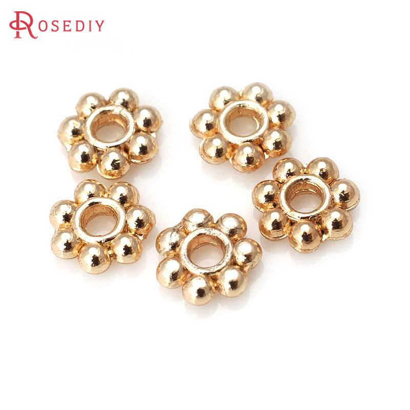 18K Gold Color Brass Flower Sp - Body Jewelry High Quality 评论和价格