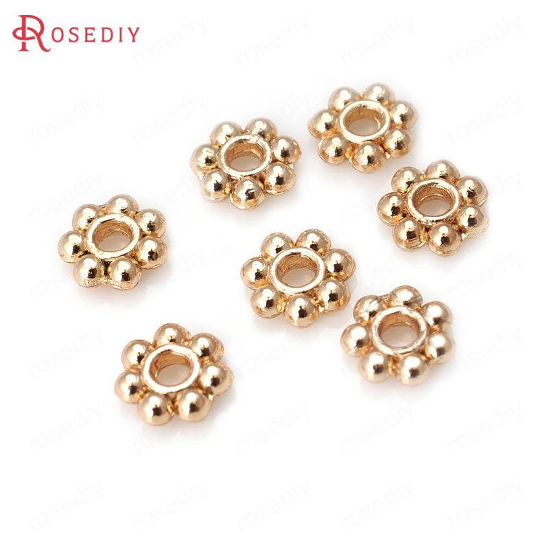 18K Gold Color Brass Flower Sp - Body Jewelry High Quality 评论和价格